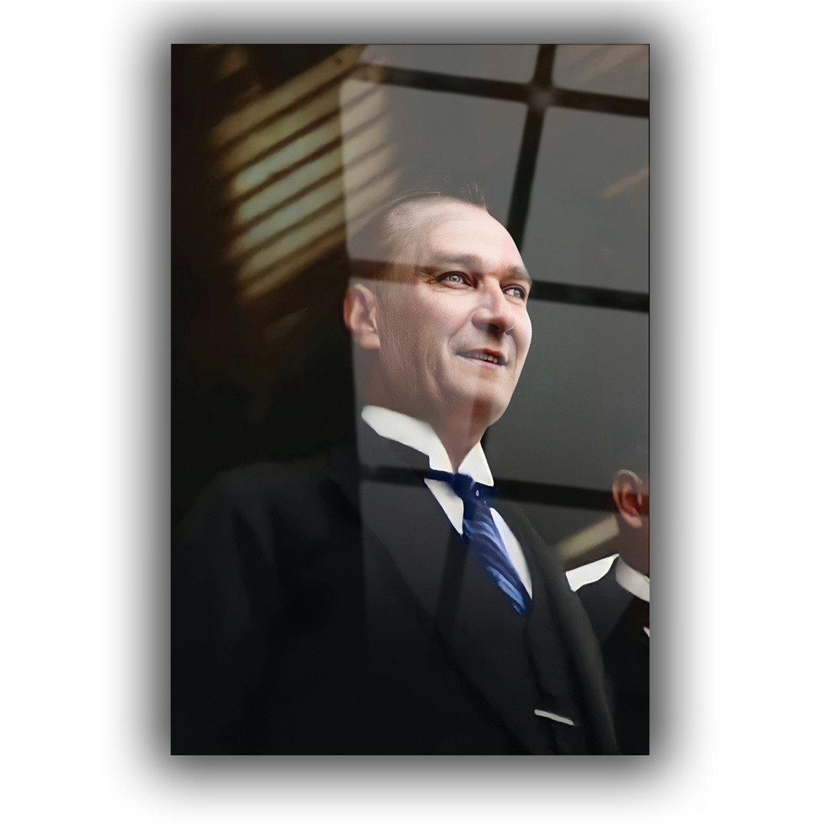 MUSTAFA KEMAL ATATÜRK GÖRSELLİ CAM TABLO