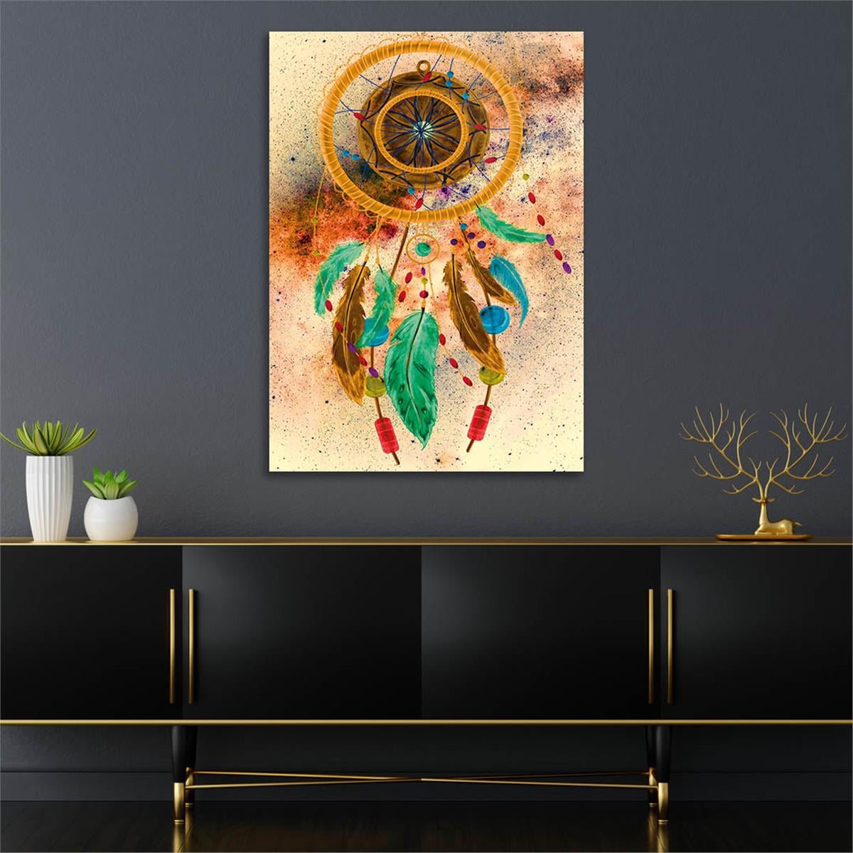 Kunst Thema auf bedrucktem Glas