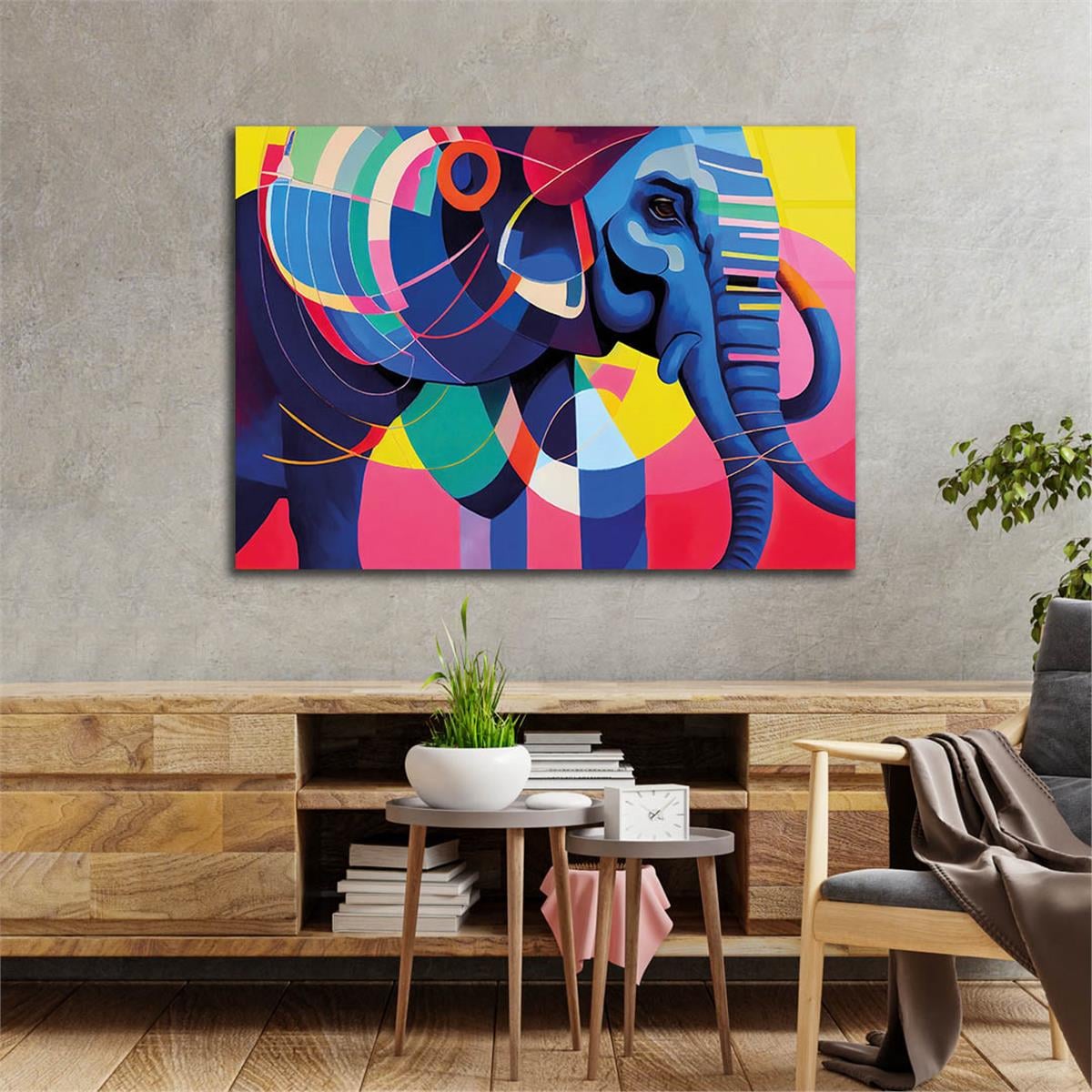 Yatay Sanat Temalı Cam Tablo 259