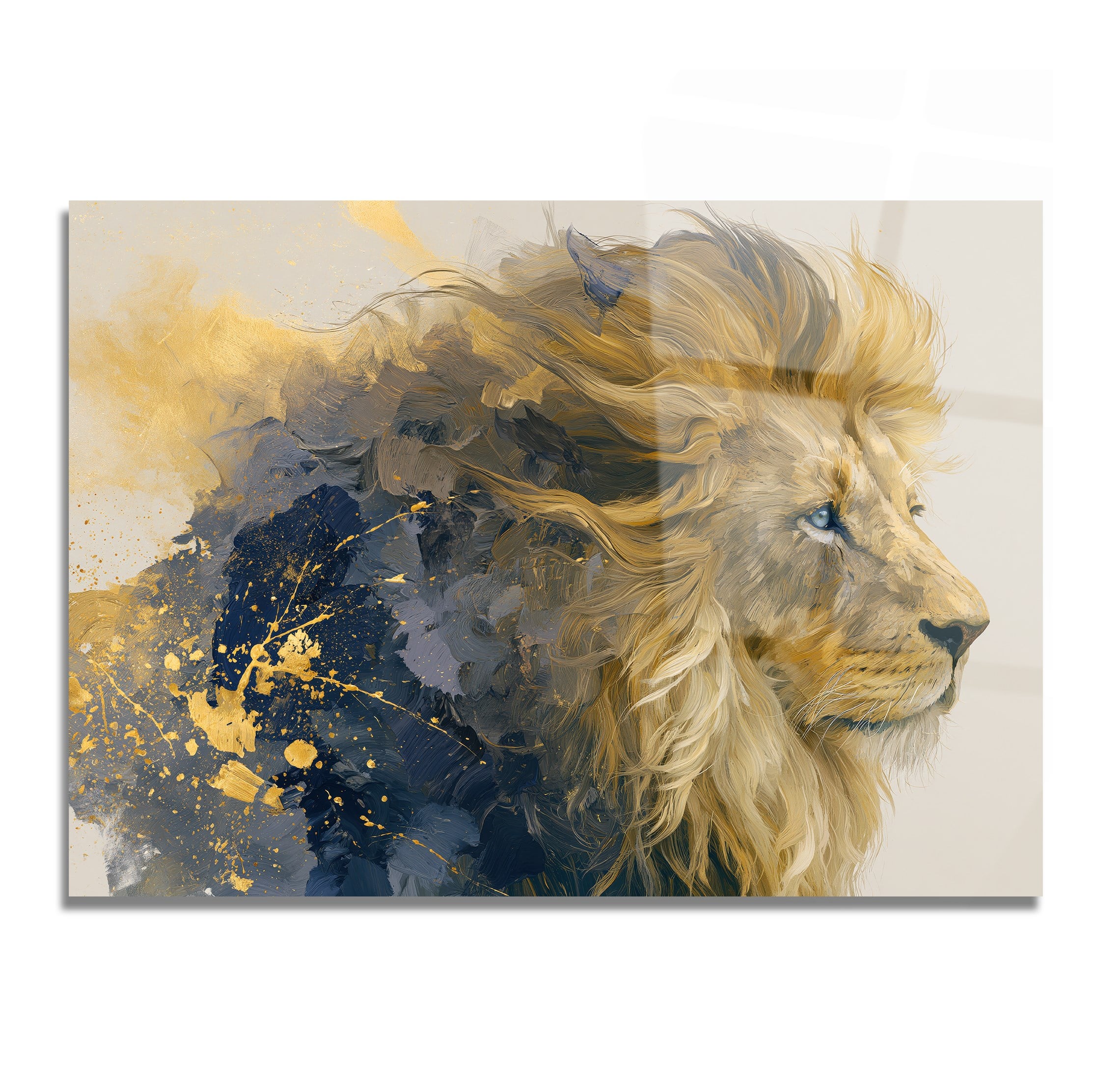 Horizontal Art-Themed Tempered Glass Wall Art 577
