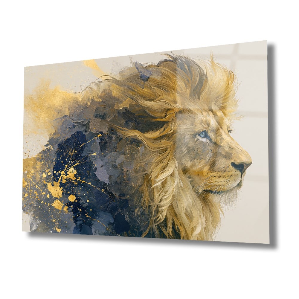Horizontal Art-Themed Tempered Glass Wall Art 577