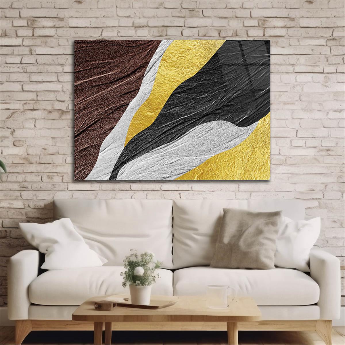 Horizontal Art-Themed Tempered Glass Wall Art 394