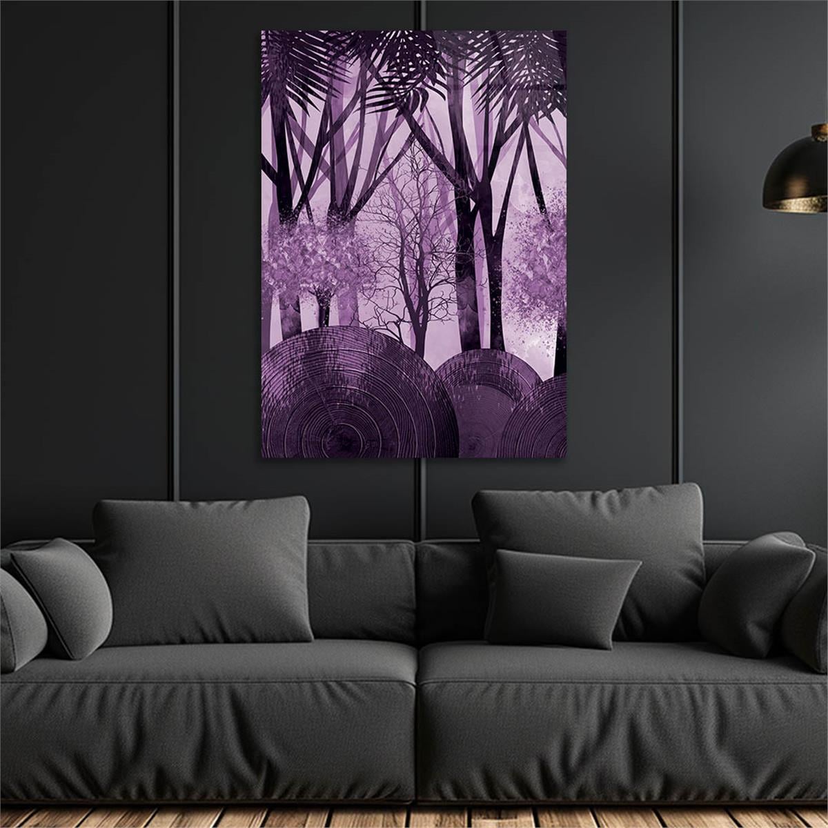 Vertical Tempered Glasss Wall Arts Art-Themed270