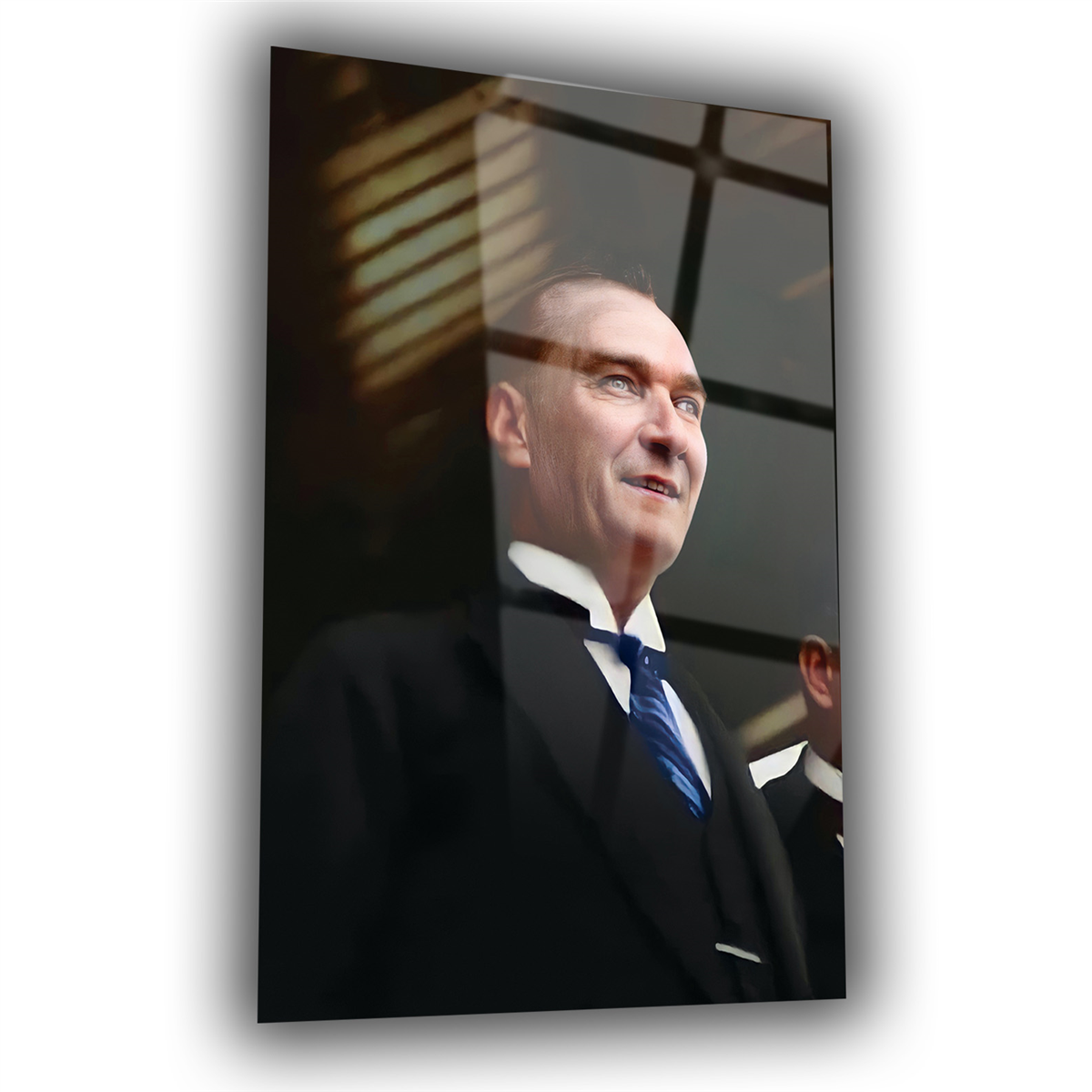 MUSTAFA KEMAL ATATÜRK GÖRSELLİ CAM TABLO