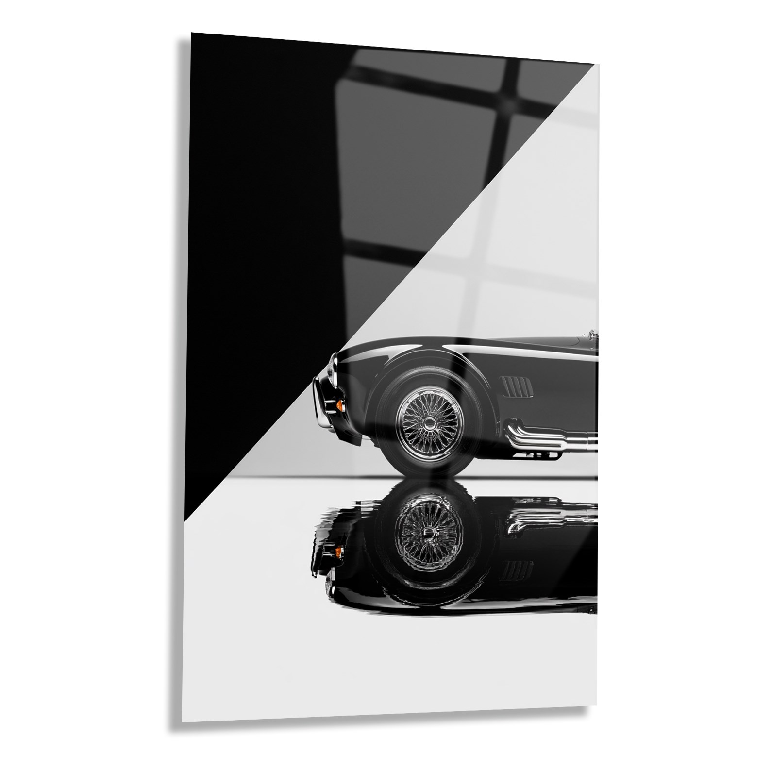 Siyah Klasik Cobra Cam Tablo