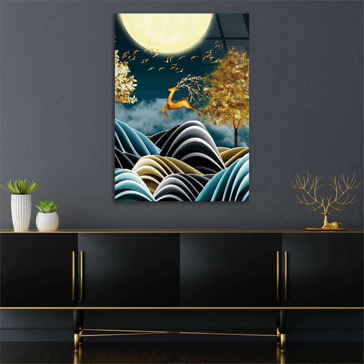Tempered Glasss Wall Arts Art-Themed