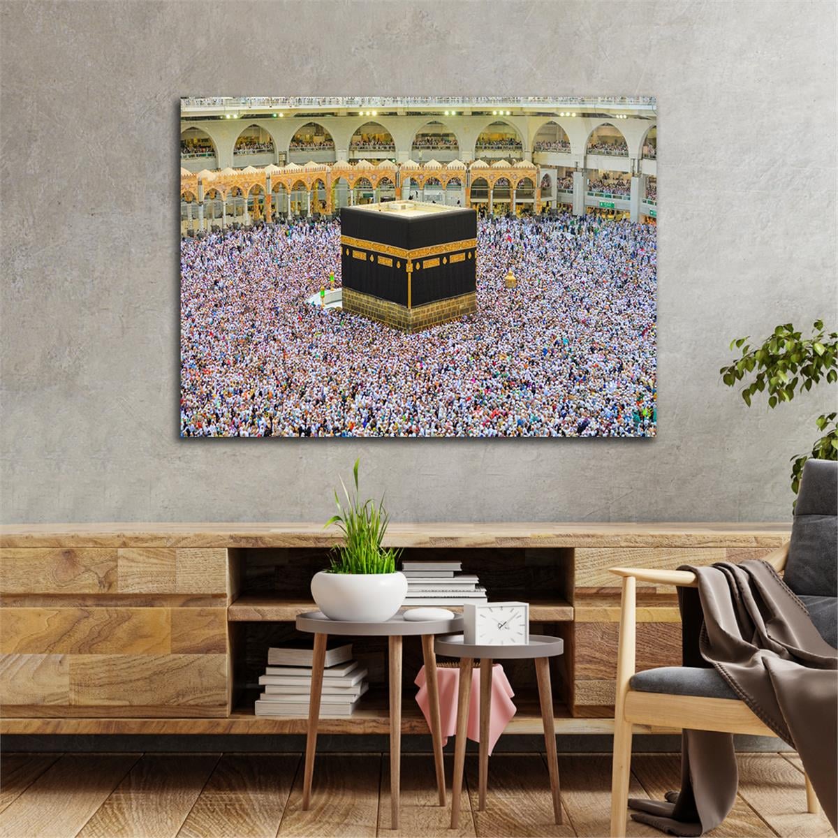 Religiöses Thema auf bedrucktem Glas