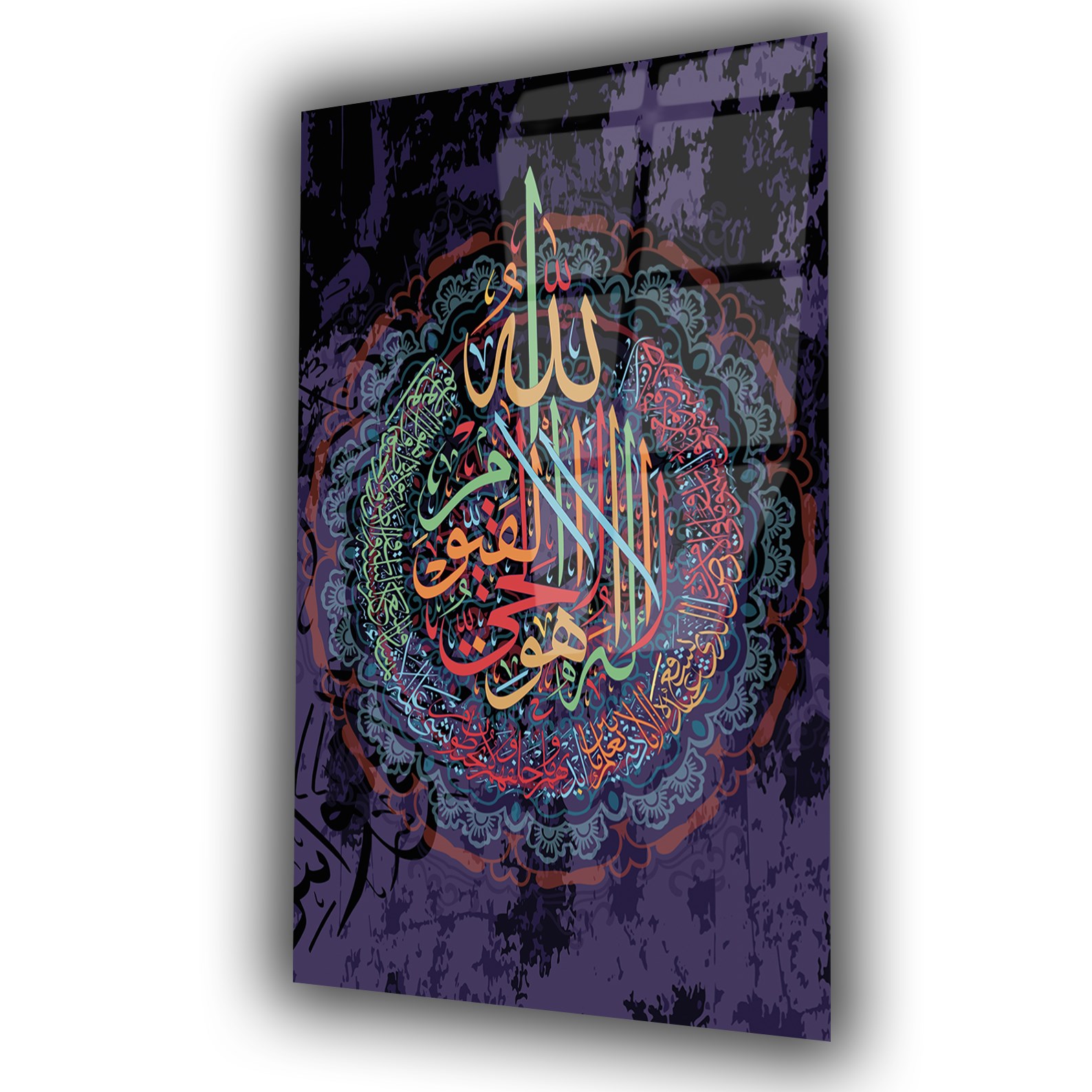 لوح زجاجي ديني