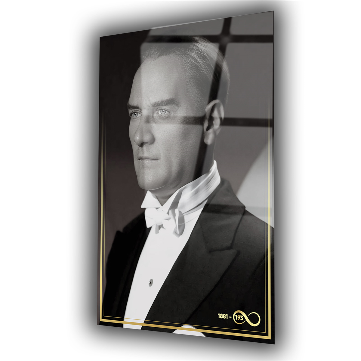 Dikey VatanTemalı Cam Tablo 282