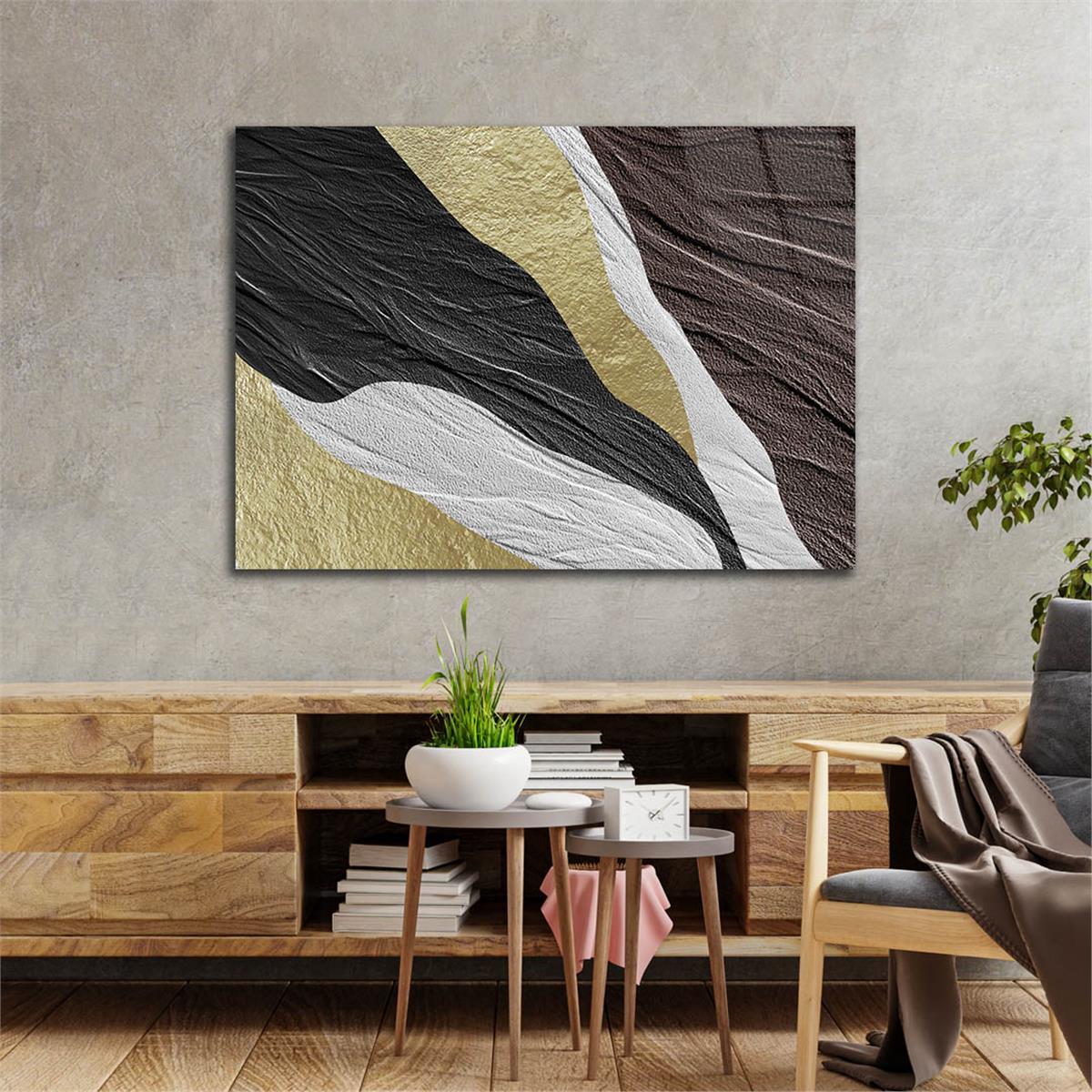 Horizontal Art-Themed Tempered Glass Wall Art 393