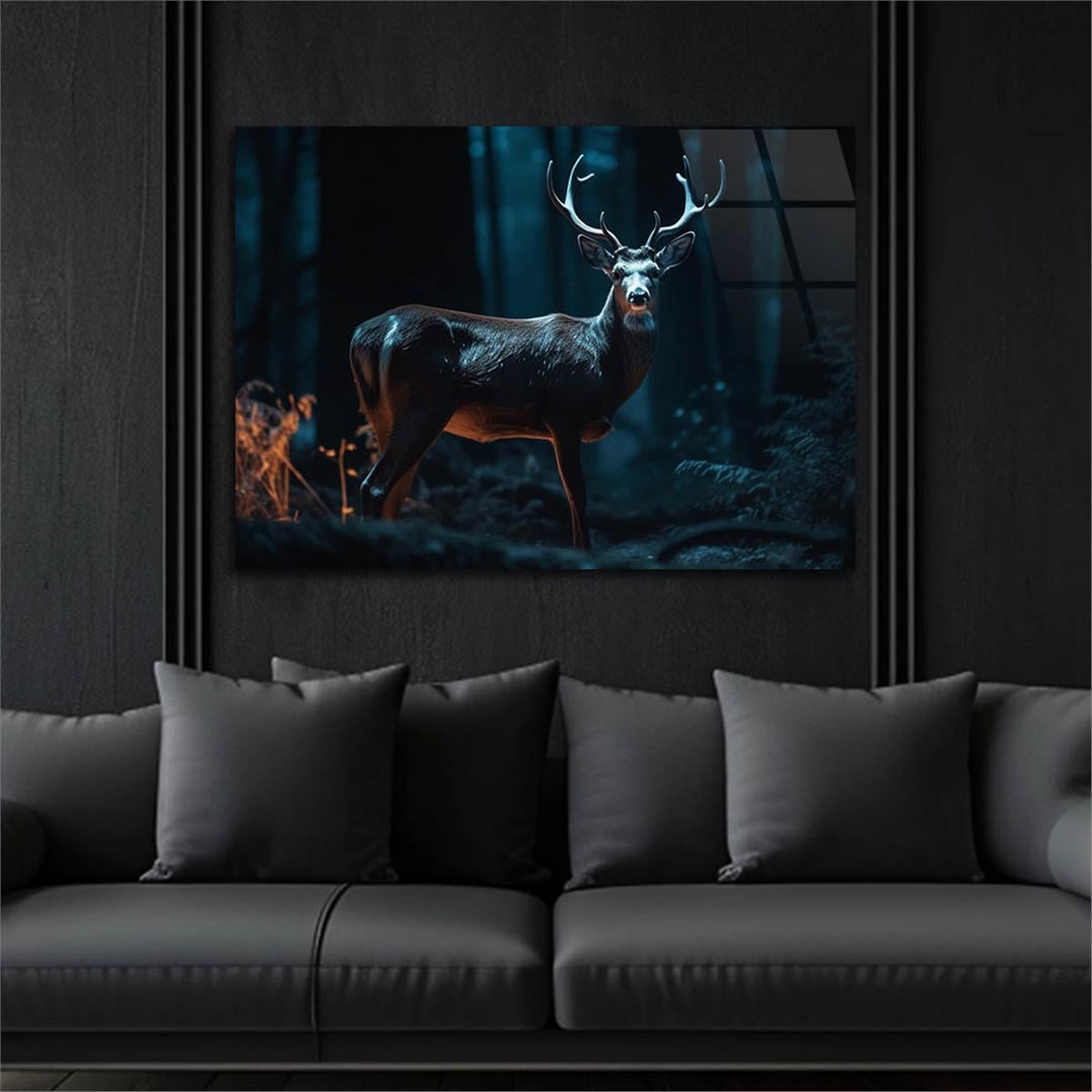 Horizontal Natured-Themed Tempered Glass Wall Art 291
