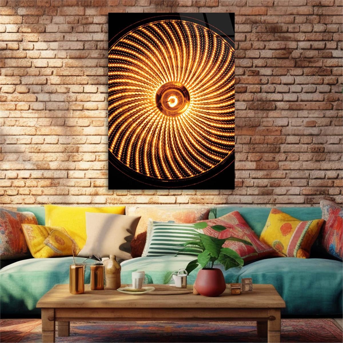 Tempered Glasss Wall Arts Art-Themed