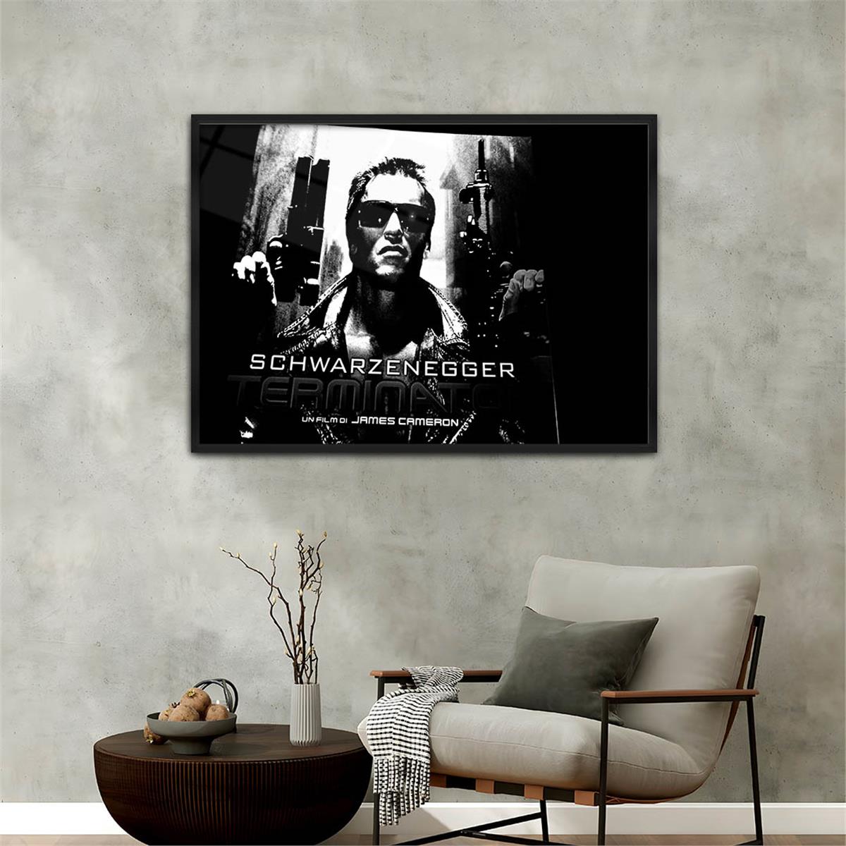 Aluminum-Framed Art-Themed Tempered Glass Wall Art 150