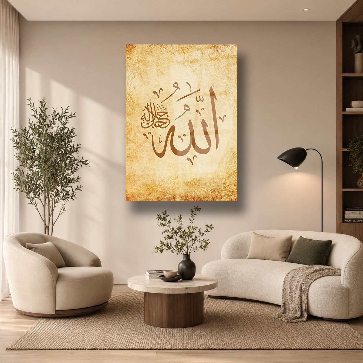 لوح زجاجي ديني