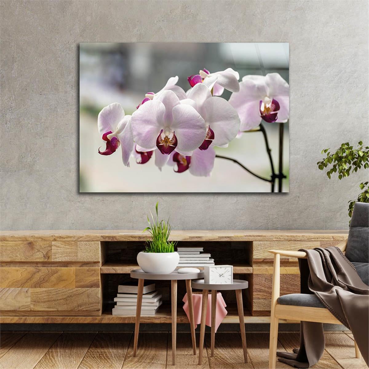 Horizontal Natured-Themed Tempered Glass Wall Art 313