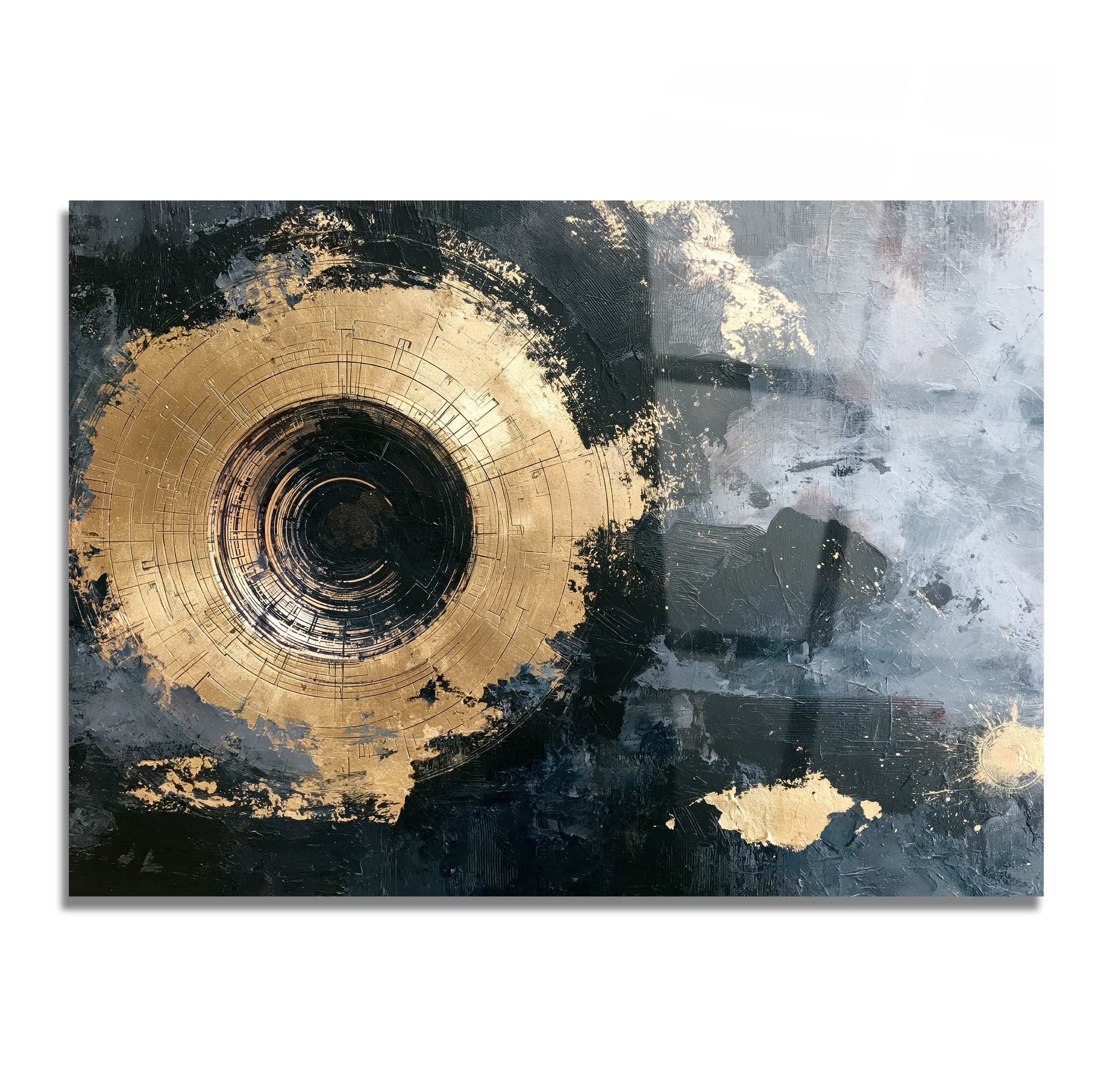 Kunst Thema auf bedrucktem Glas 574