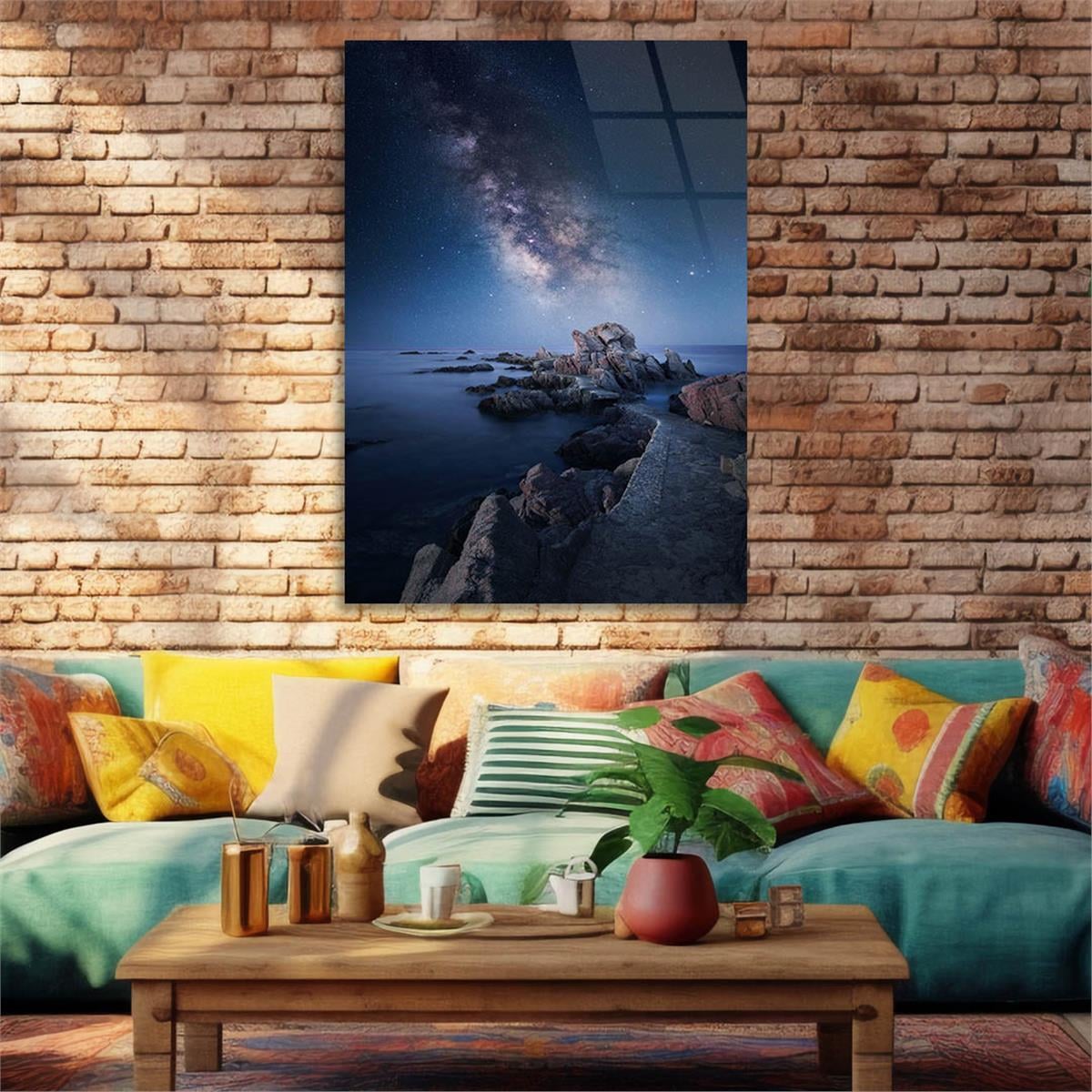 Tempered Glasss Wall Arts Art-Themed