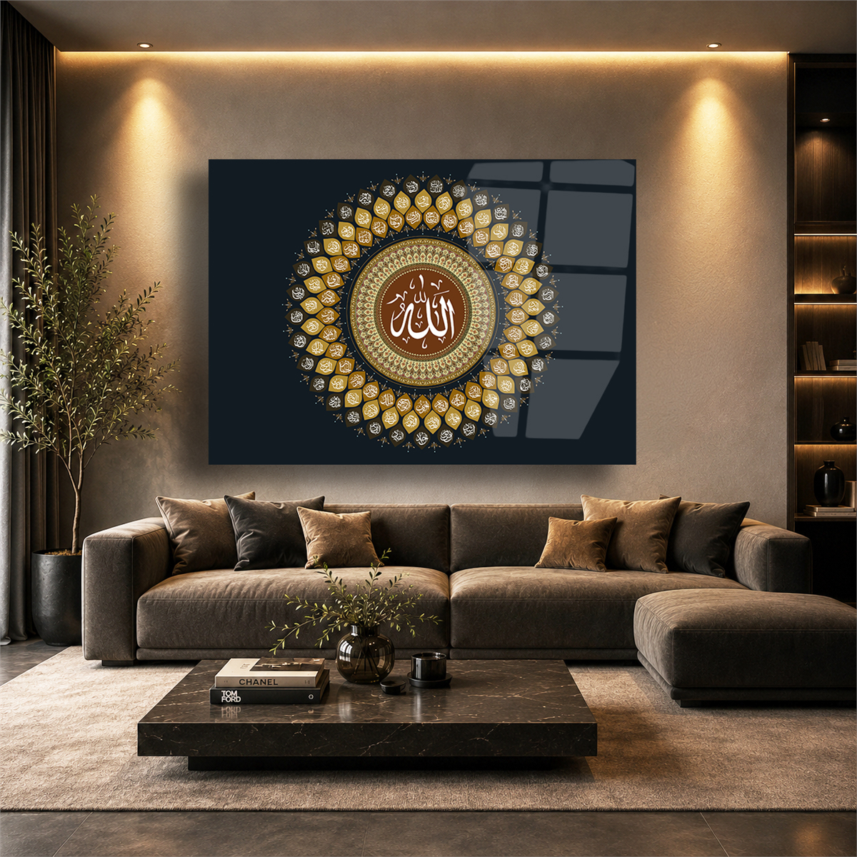 لوح زجاجي ديني