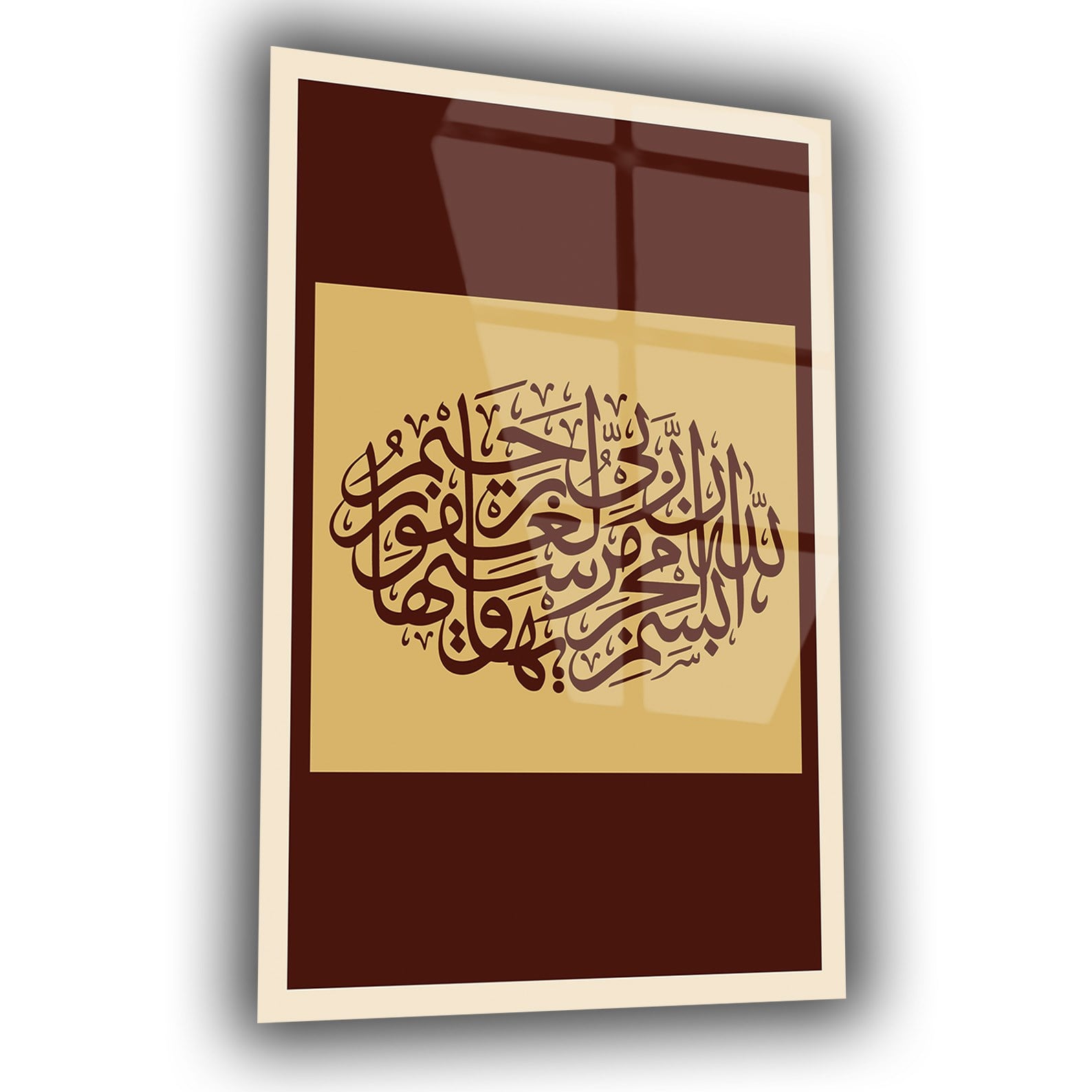 لوح زجاجي ديني