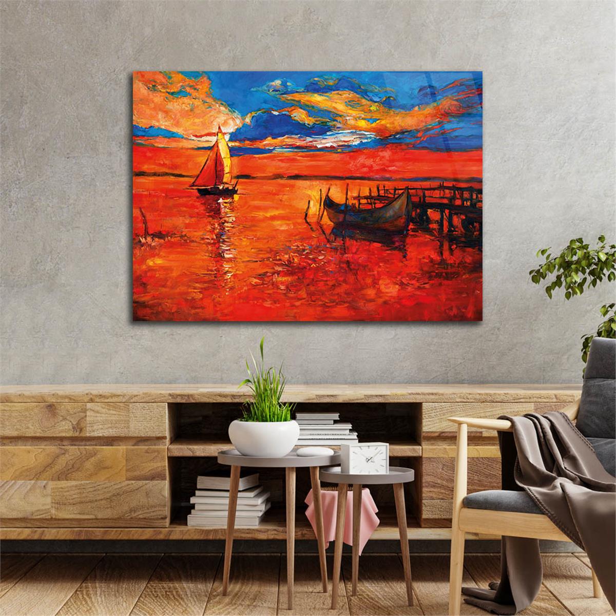 Tempered Glasss Wall Arts Art-Themed