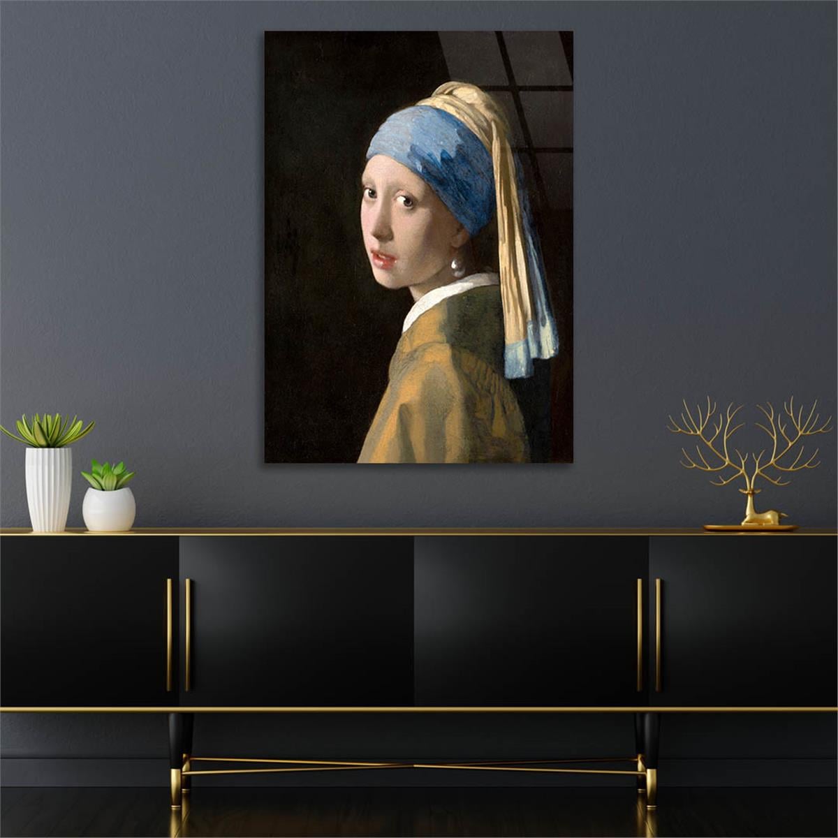 Kunst Thema auf bedrucktem Glas