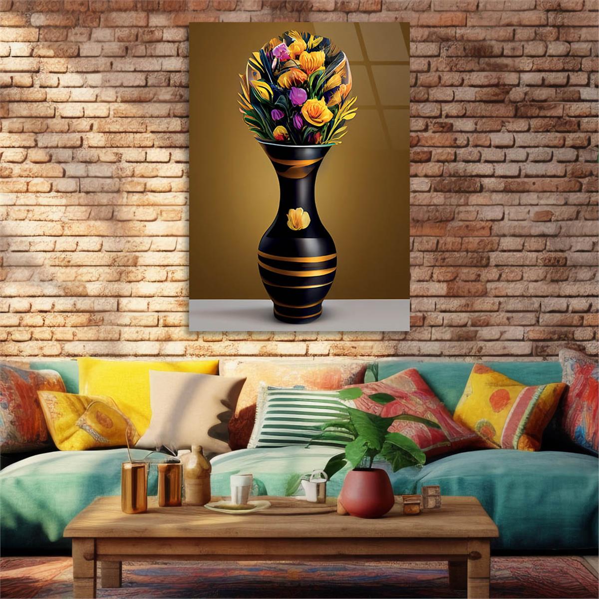 لوح زجاجي الفن