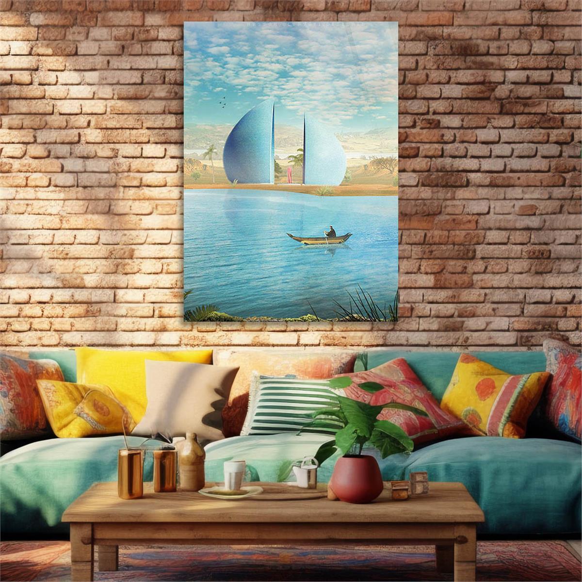 Tempered Glasss Wall Arts Art-Themed
