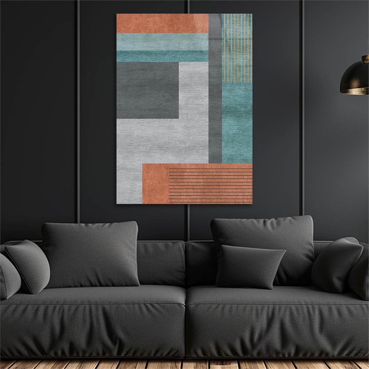 Vertical Tempered Glasss Wall Arts Art-Themed248