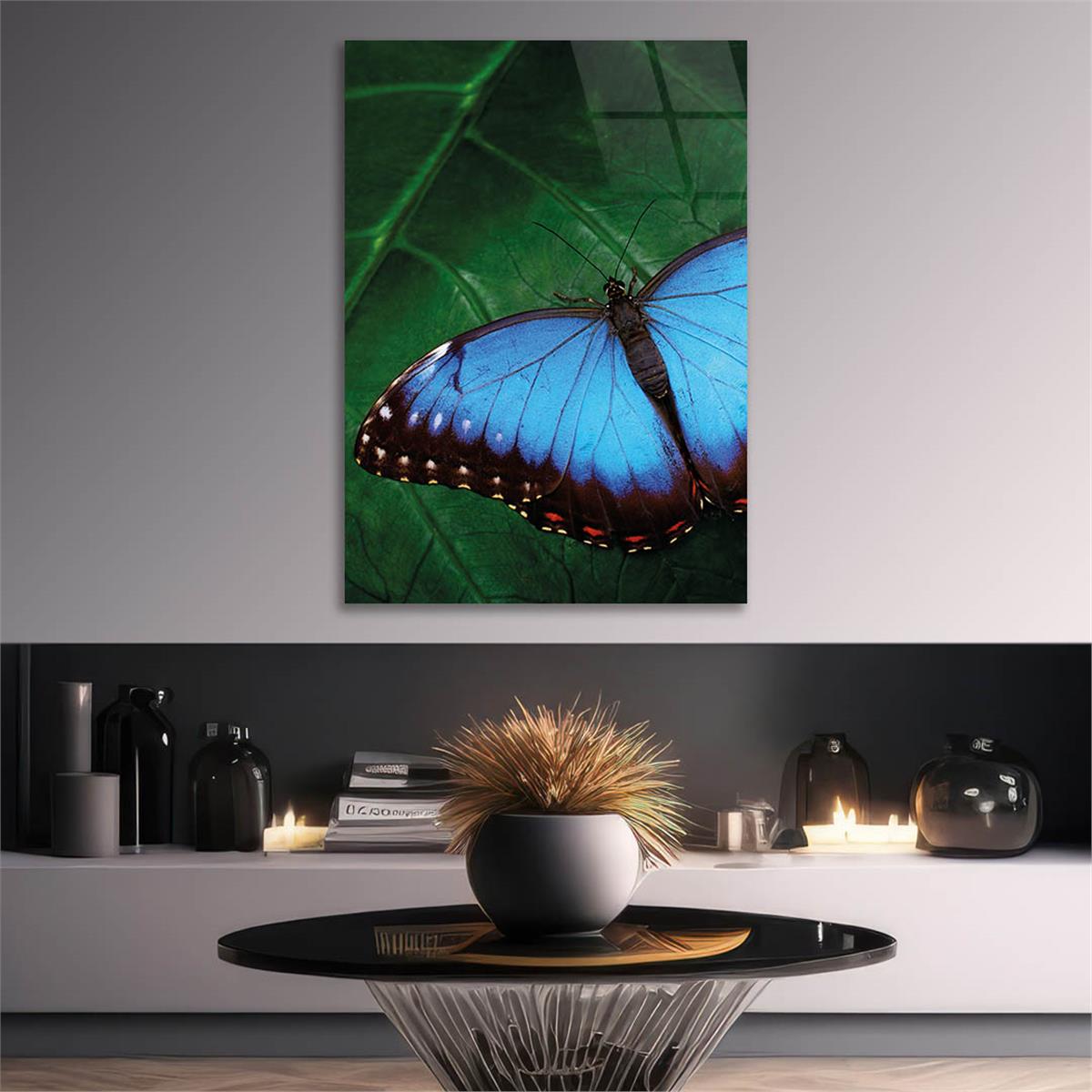 Thema Natur auf bedrucktem Glas