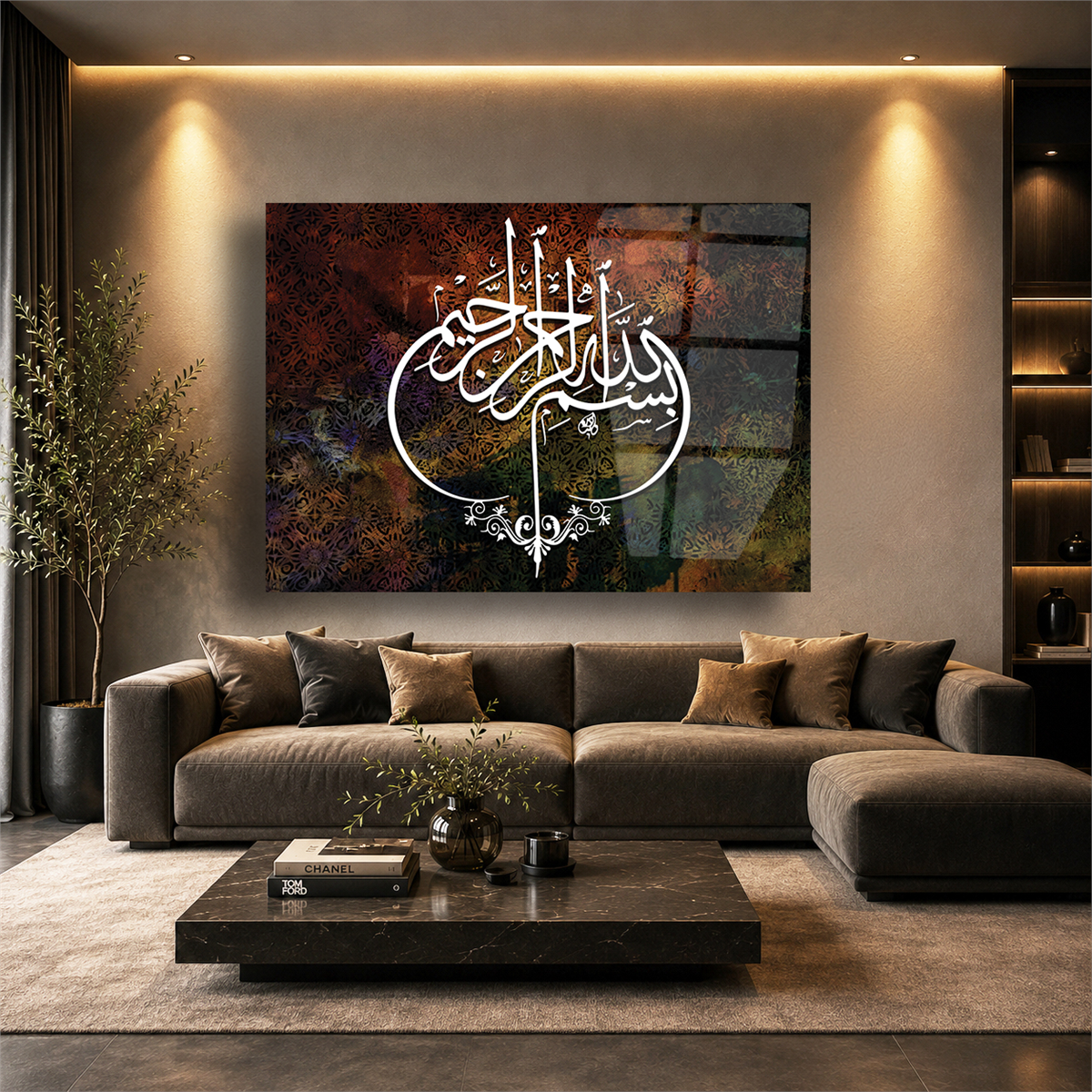 لوح زجاجي ديني