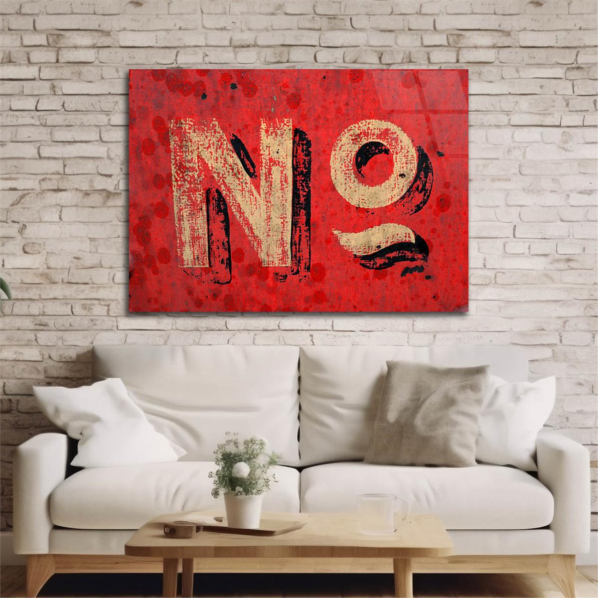 Horizontal Art-Themed Tempered Glass Wall Art 489