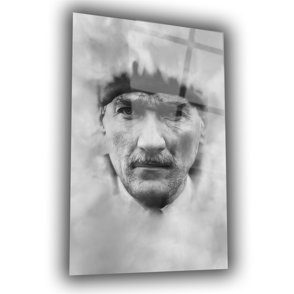 Dikey VatanTemalı Cam Tablo 175