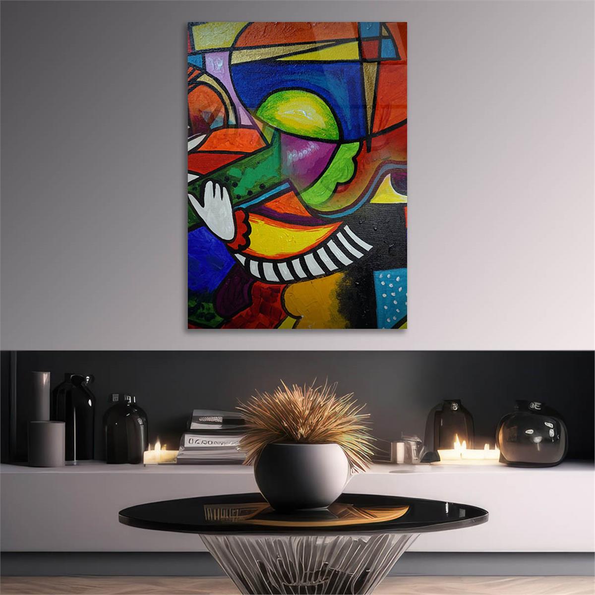 Tempered Glasss Wall Arts Art-Themed
