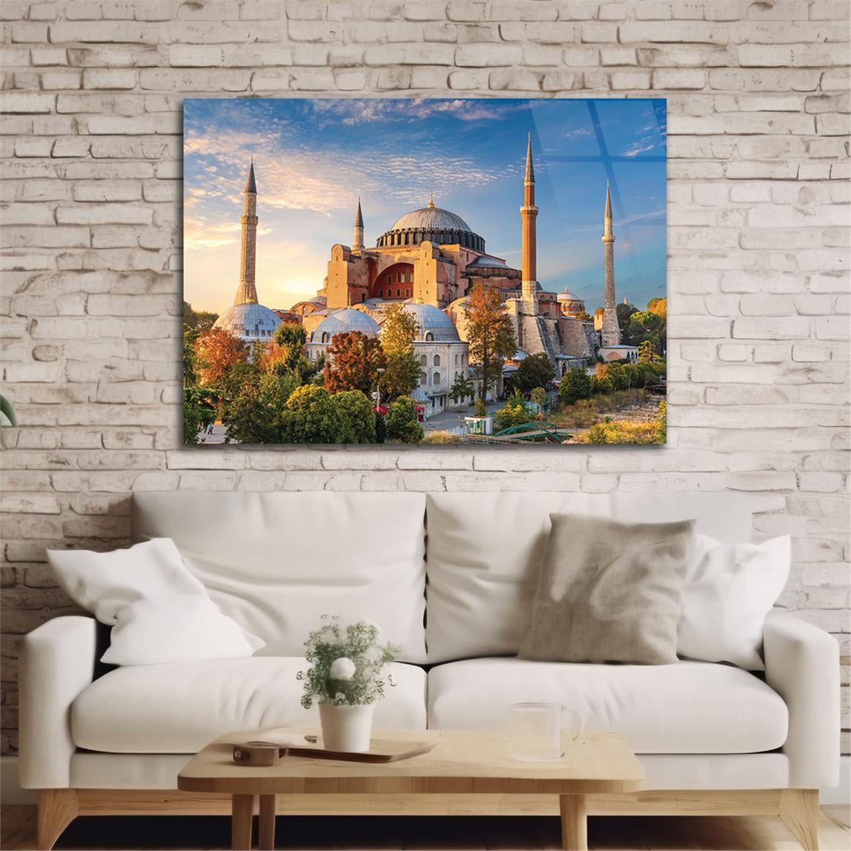 Horizontal Religious-themed Tempered Glass Wall Art 141