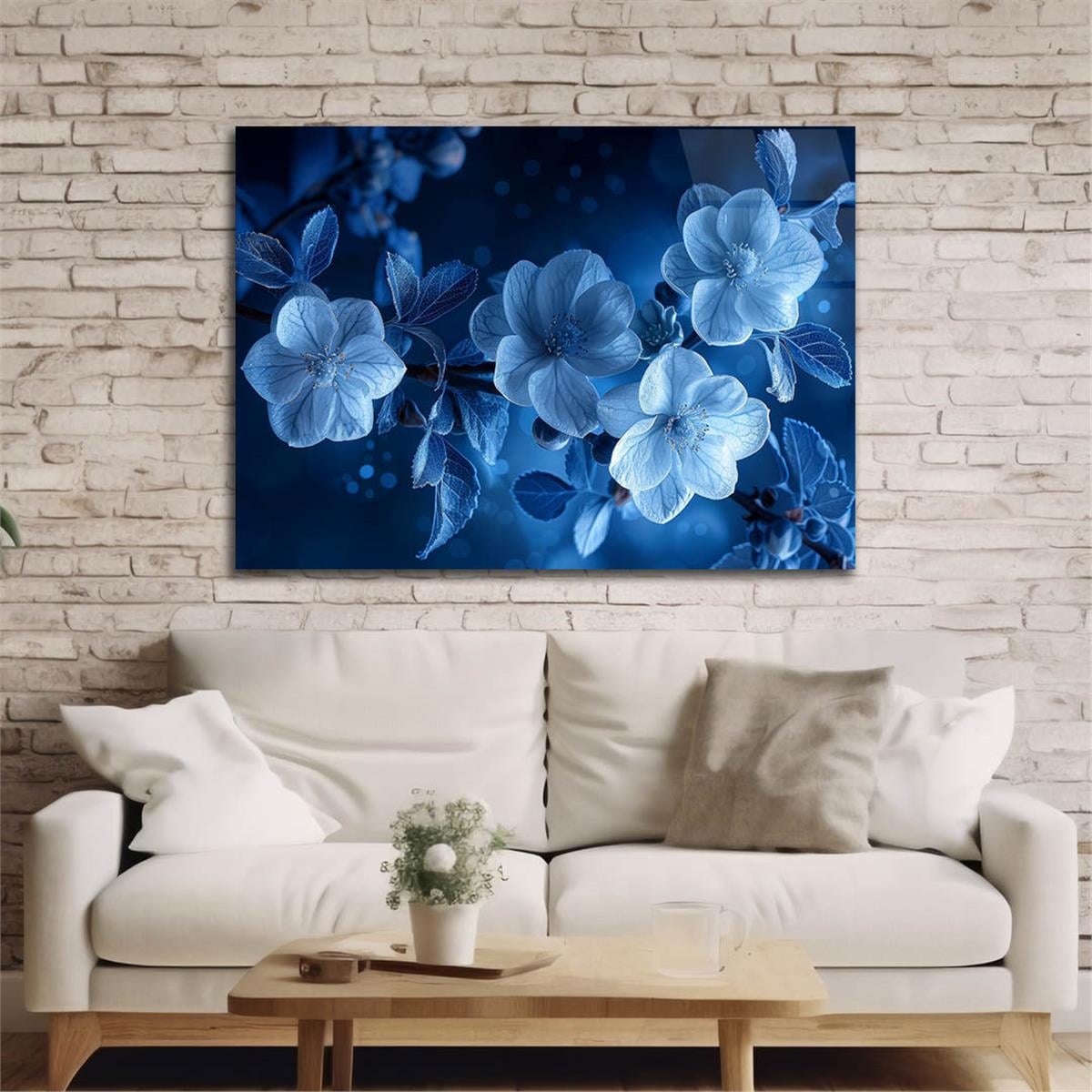 Horizontal Art-Themed Tempered Glass Wall Art 465