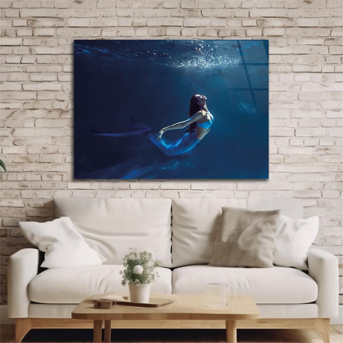 Kunst Thema auf bedrucktem Glas