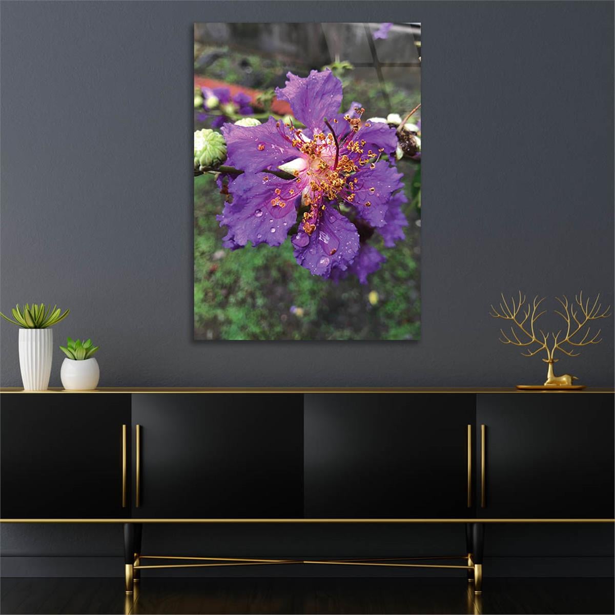 Thema Natur auf bedrucktem Glas