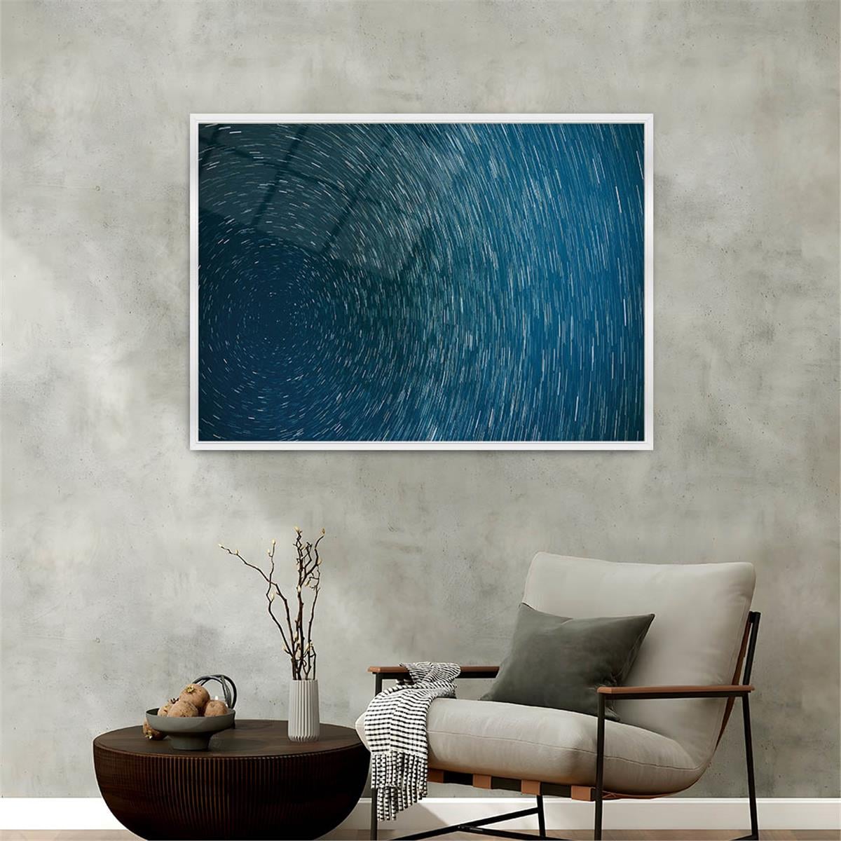 Aluminum-Framed Art-Themed Tempered Glass Wall Art 120