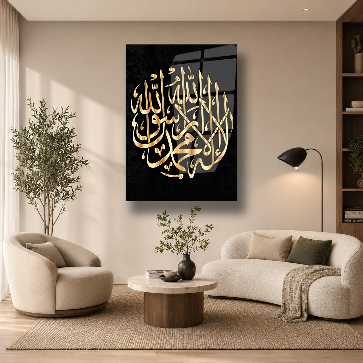 لوح زجاجي ديني