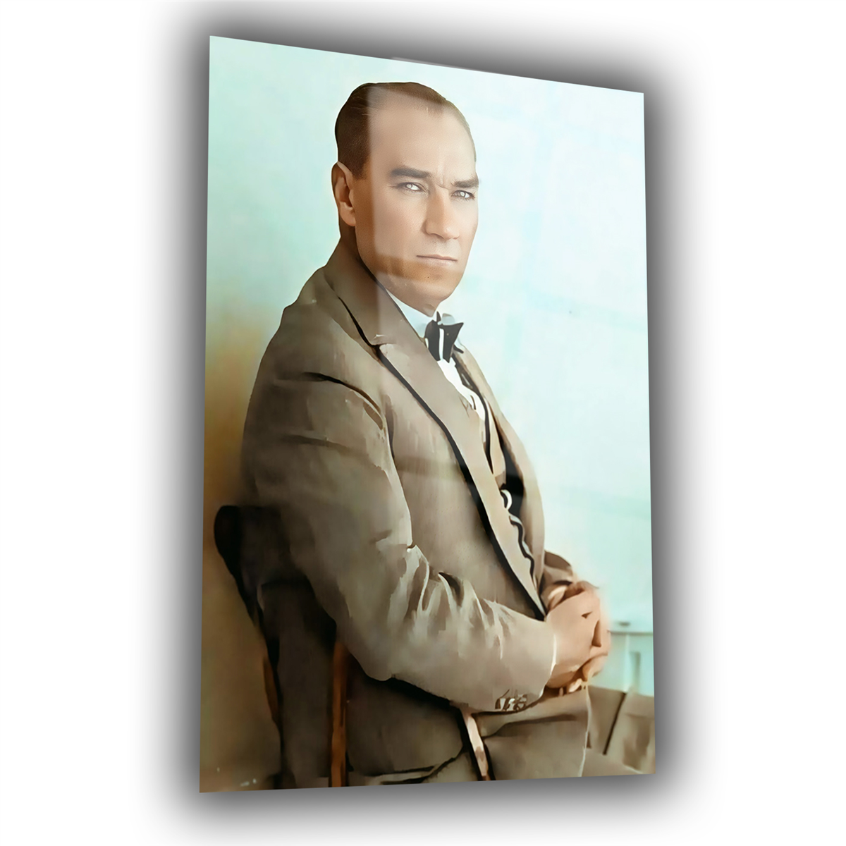 Dikey VatanTemalı Cam Tablo 272