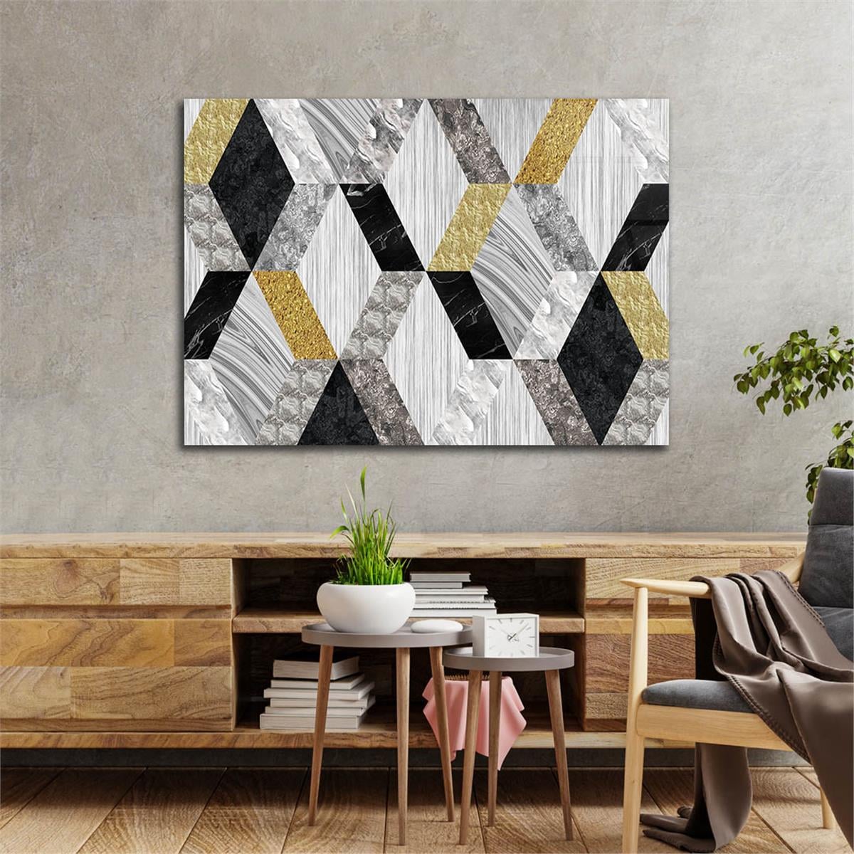 Horizontal Art-Themed Tempered Glass Wall Art 310