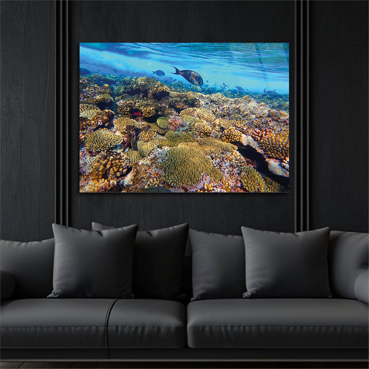 Tempered Glasss Wall Arts Natured-Themed