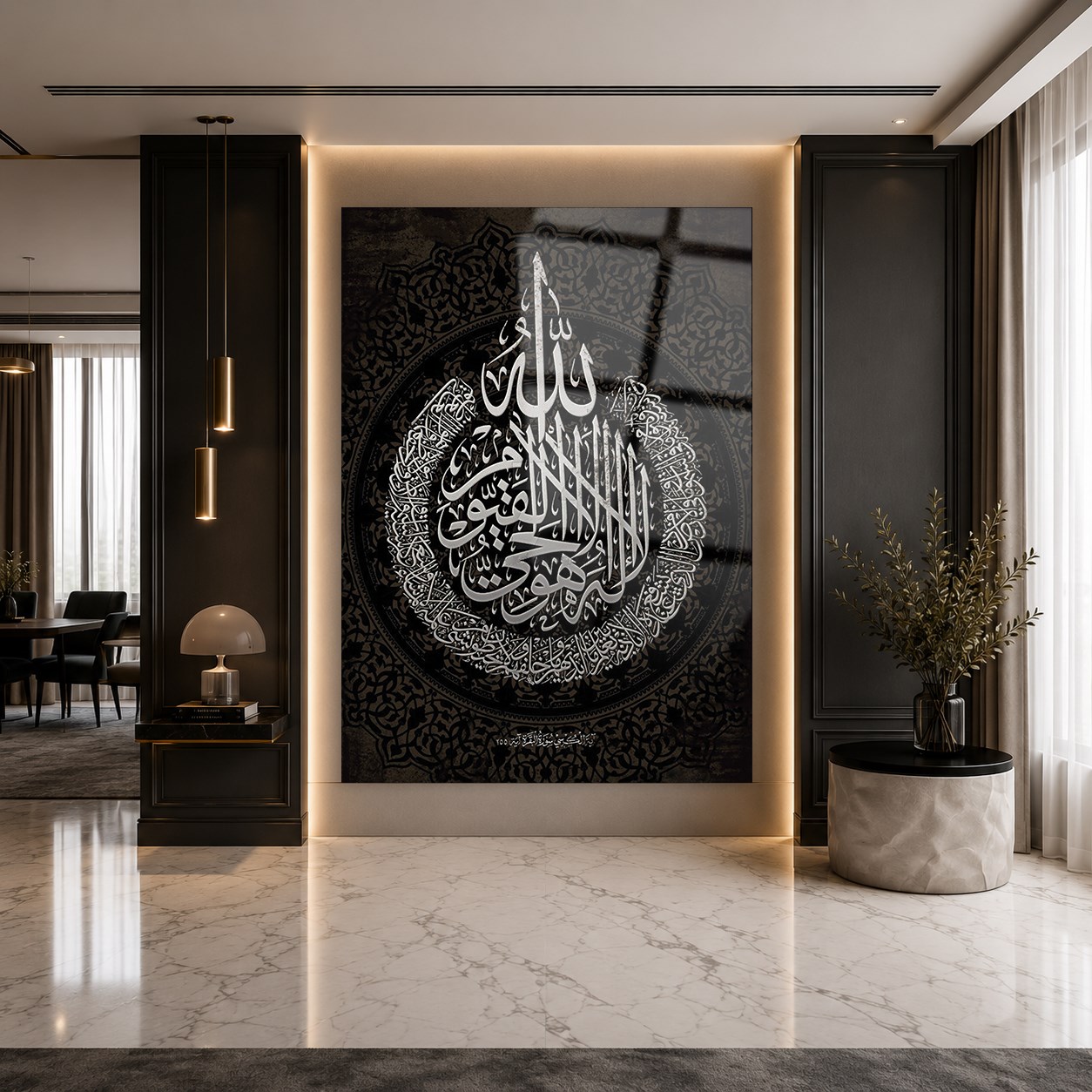 لوح زجاجي ديني