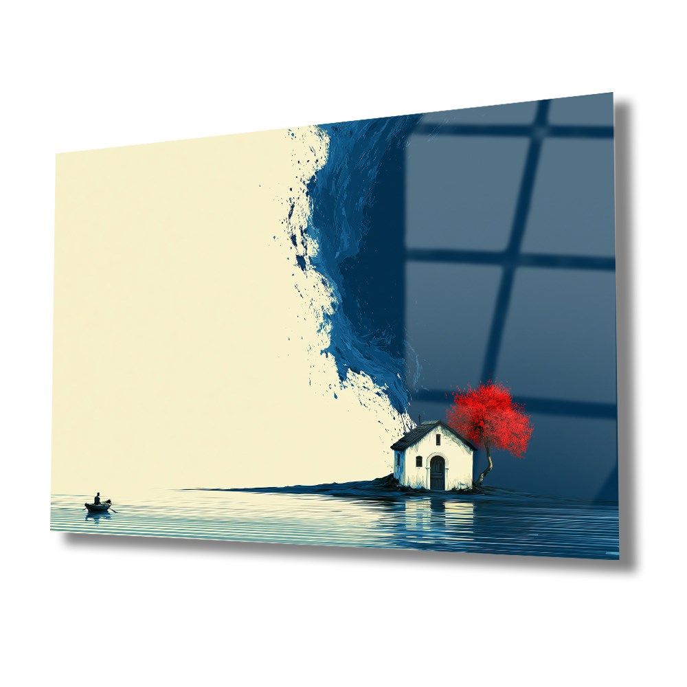 Kunst Thema auf bedrucktem Glas 570
