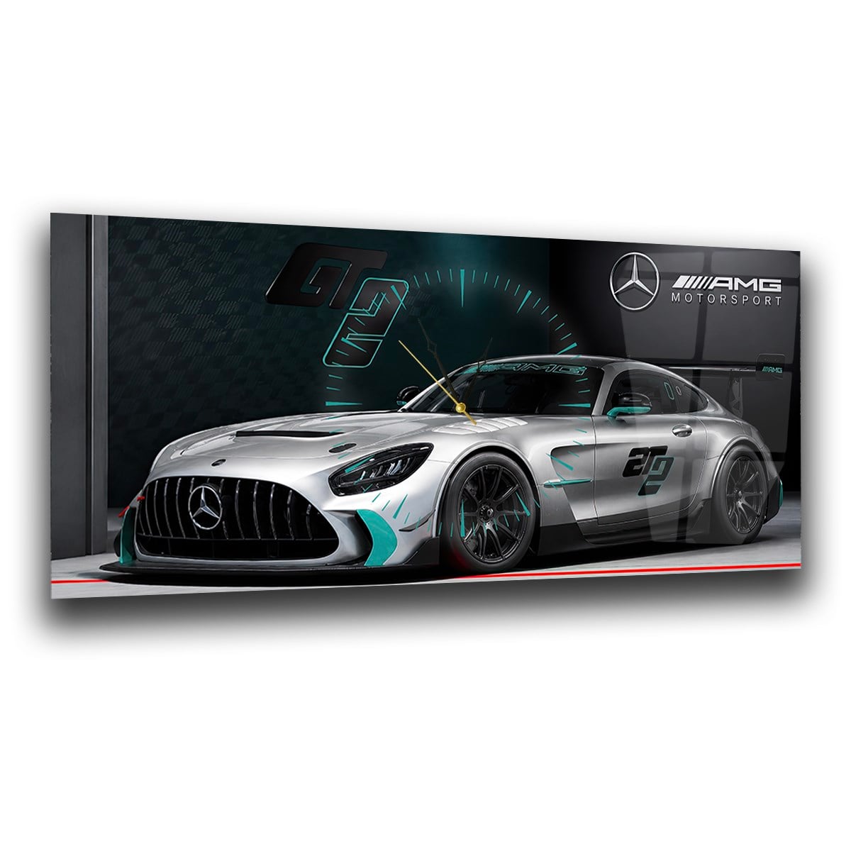 Mercedes AMG Motorsport Saatli Cam Tablo