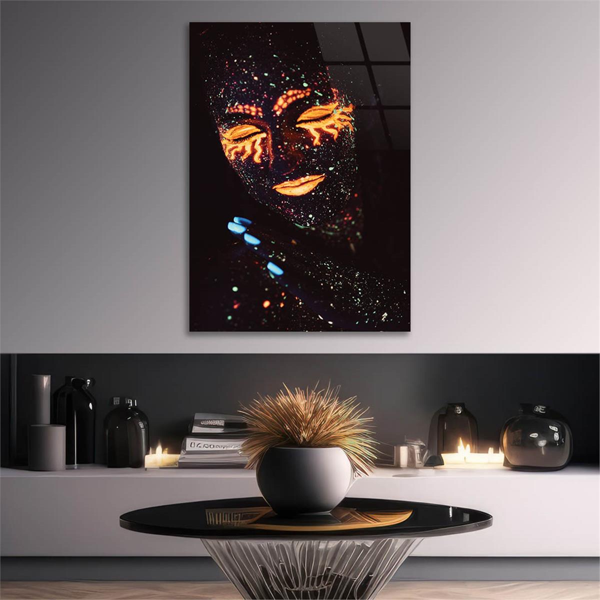 Kunst Thema auf bedrucktem Glas 312