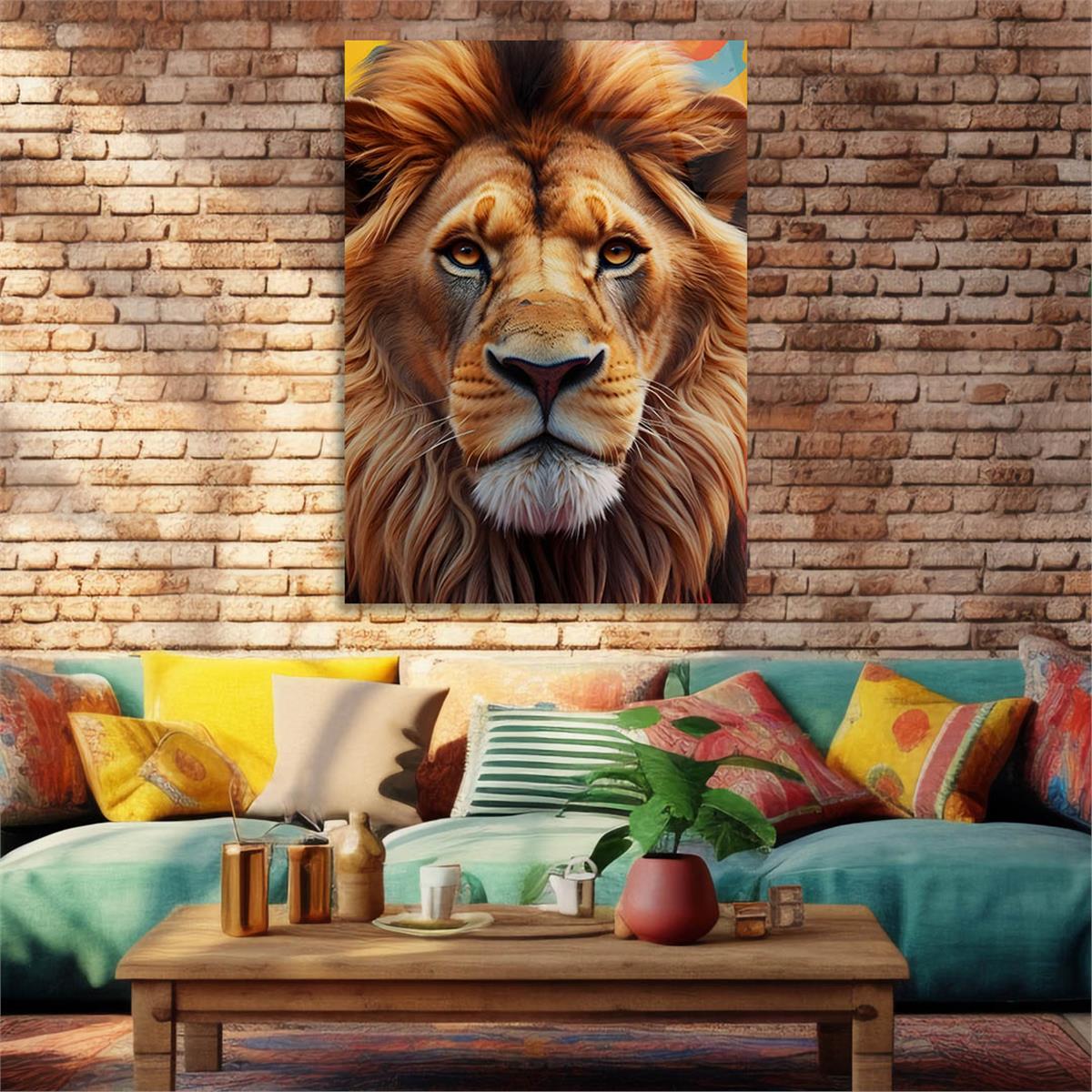 Dikey Doğa Temalı Cam Tablo 353
