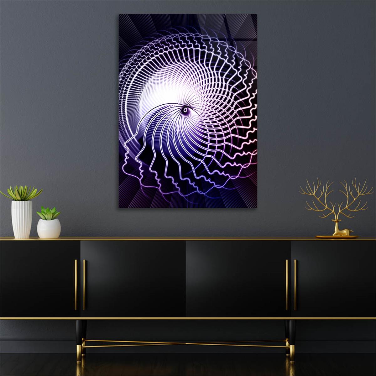 Tempered Glasss Wall Arts Art-Themed