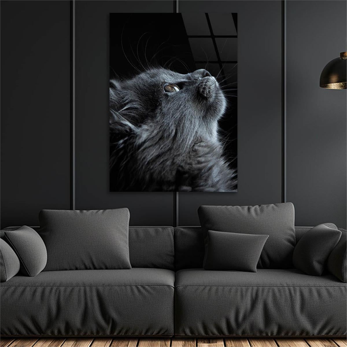 Kunst Thema auf bedrucktem Glas