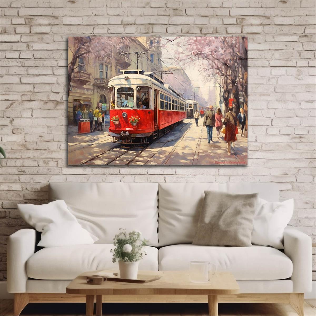 Horizontal Art-Themed Tempered Glass Wall Art 536